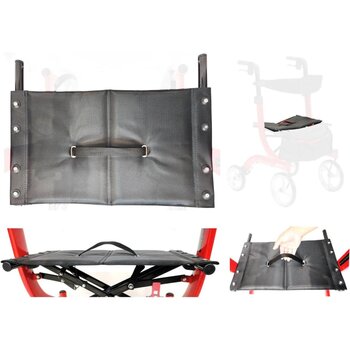 Drive Medical Fusion 2-in-1 Nylon Foldable Seat WXD W/Hardware