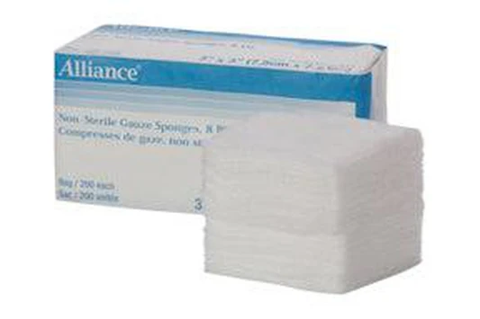 MedLine Alliance Gauze Sponge 8 Ply Non-Sterile 7.5cmx7.5cm 200/Bx