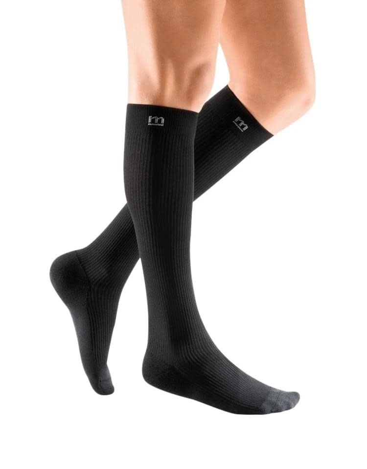 Mediven Medi Active 20-30 mmHg Compression Knee High Sz 2 Petite Black