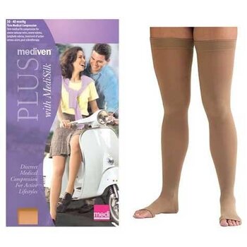 Mediven Mediven Plus Mediven Plus Compression Stockings  30-40 mmHg  Open Toe
