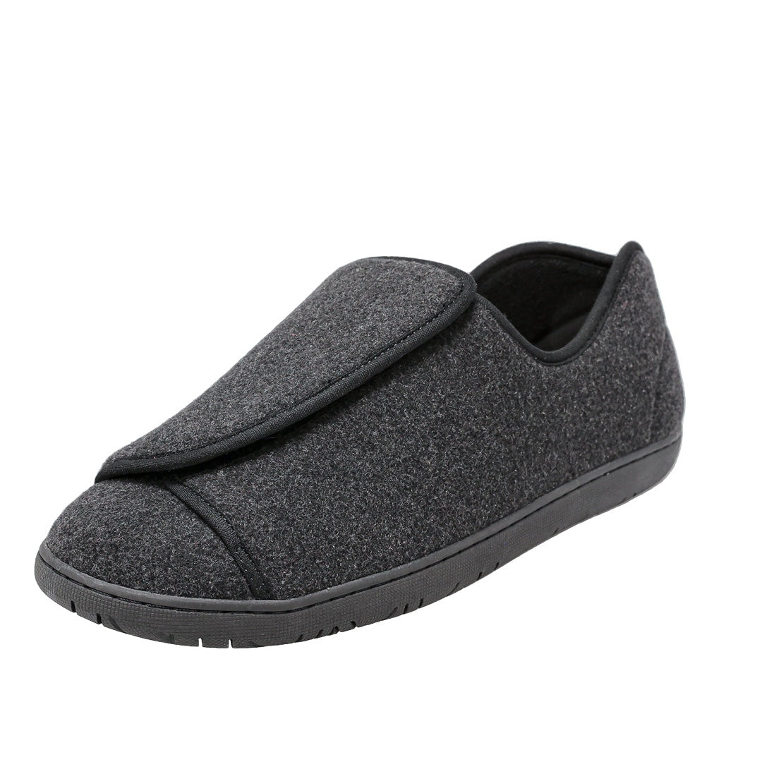 Foamtreads Foamtreads Doctor 2 Men's Adjustable Slippers — Black, Extra Depth