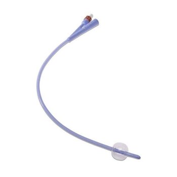 DV-Dover Dover™ Silicone Foley Catheter Coudé Tip Latex-free 2-Way 18fr 5cc single