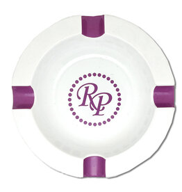Rocky Patel Rocky Patel Round Ashtray White/Purple