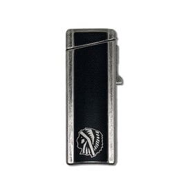 Visol Lighter - Single - Ridge - Antique Silver