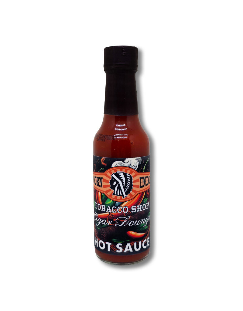 Wooden Indian Tobacco Hot Sauce, 5 fl oz