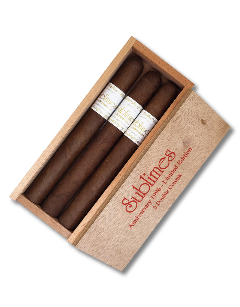 Sublimes Cigars SUBLIMES Anniv 1996 Double Corona 3-PACK