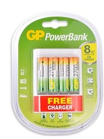 GP GP Battery Charger w/4 AAA Battery