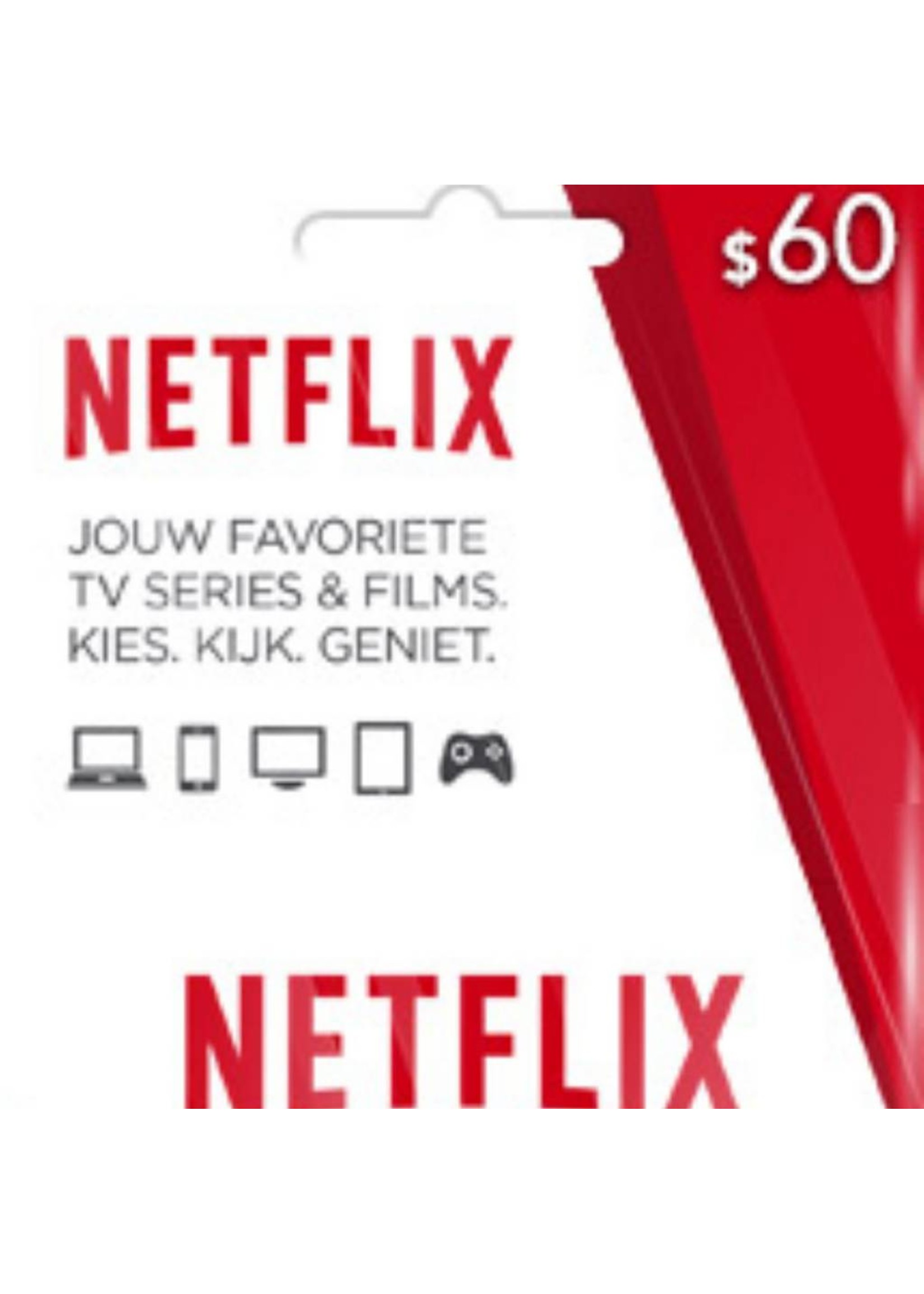 Netflix $60 Gift Card