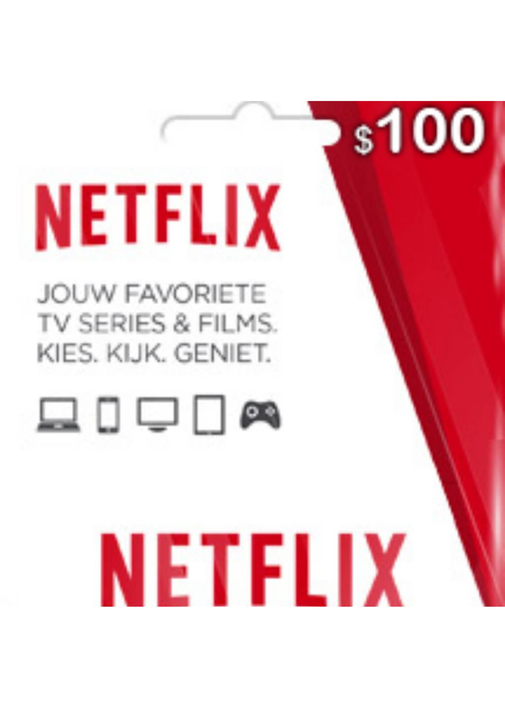 Netflix $100 Gift Card - PLAY Barbados