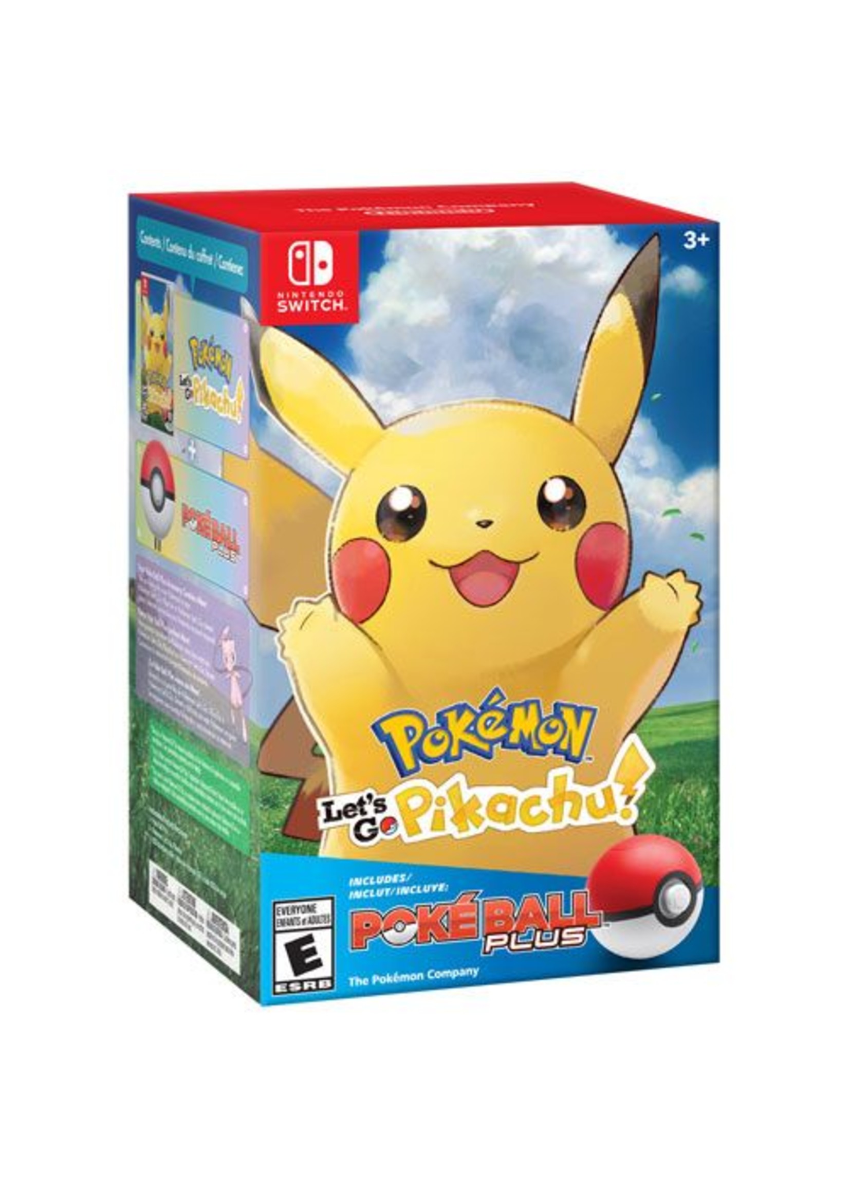 Pokemon Let's Go Pikachu Poke Ball Plus Bundle - SWITCH NEW