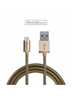WAKE Micro USB 6.5 FT/ 2M Braided Cable