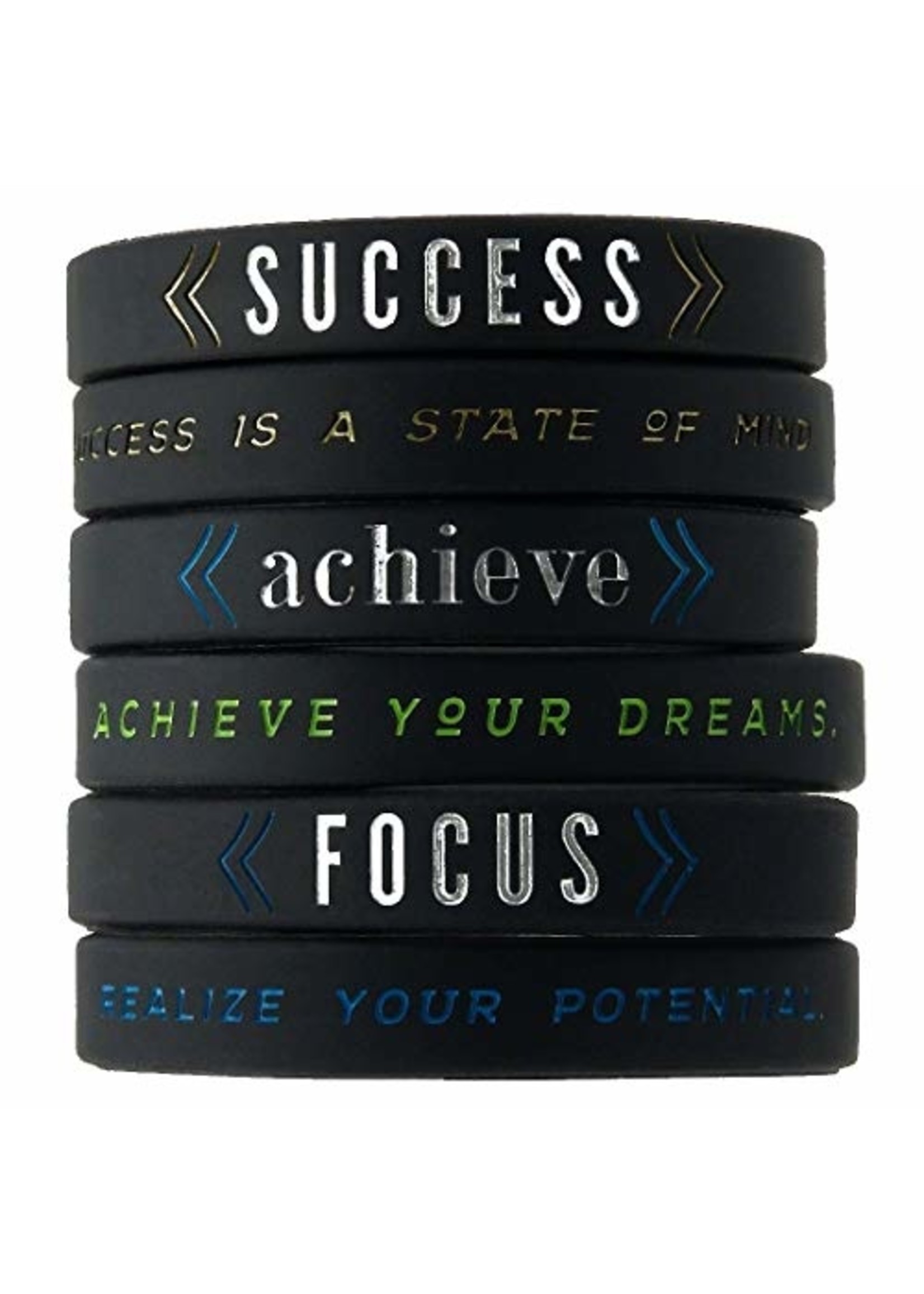 Motivational Wrist Band Success / Focus / Believe