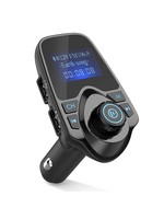 Bluetooth 5.3 FM Transmitter for Car w/Type C+USB Charger