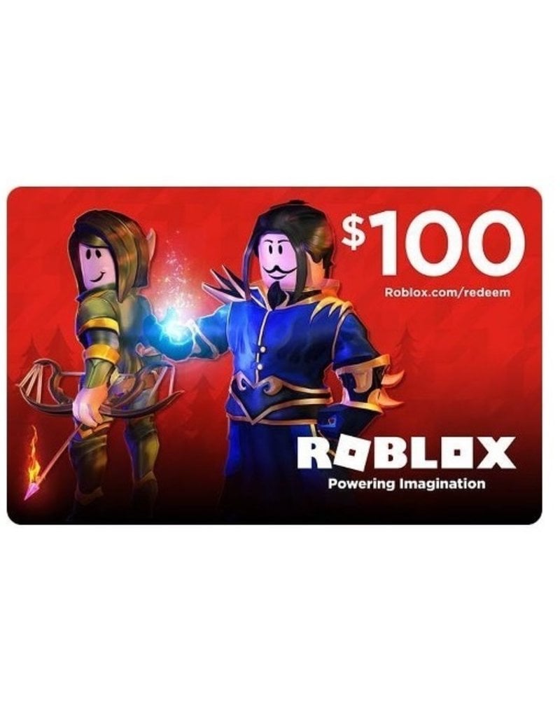 Roblox 100 Card