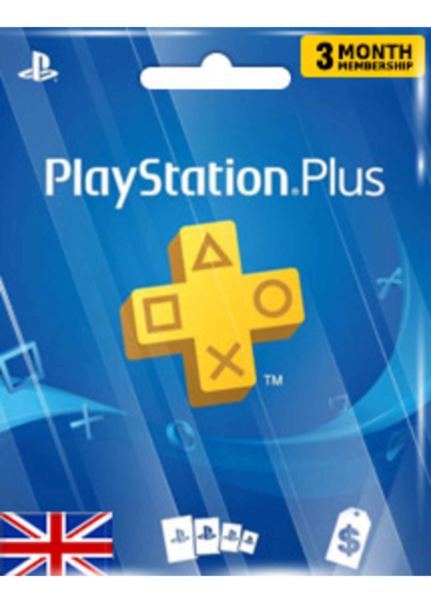 Sony PlayStation PSN 3 Month (UK Region)