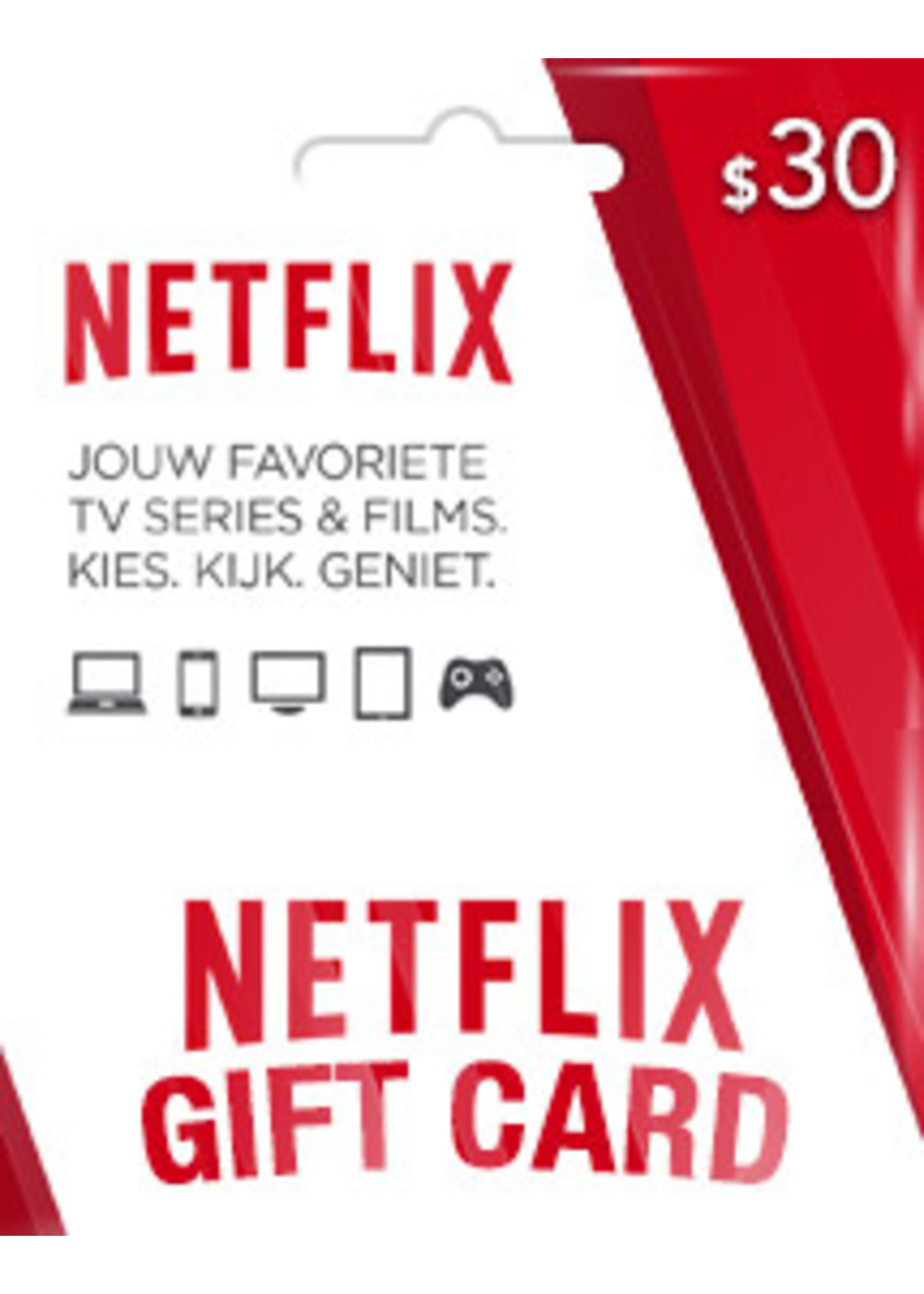 Netflix $30 Gift Card