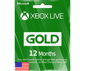 Microsoft Xbox 12 Months Gold Membership PLAY Barbados (Infinite