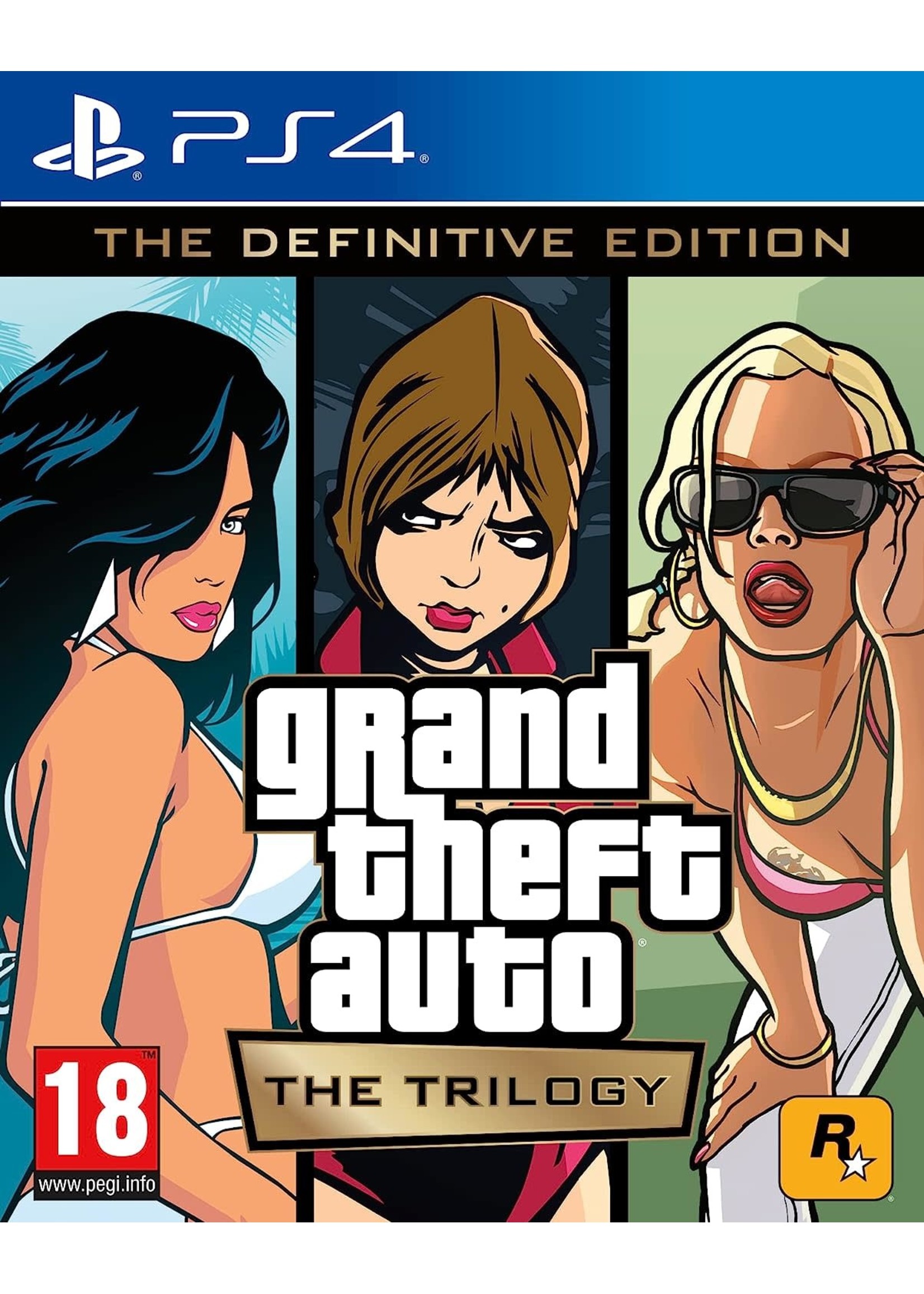 GTA Grand Theft Auto Trilogy: Definitive Ed - PS4 NEW