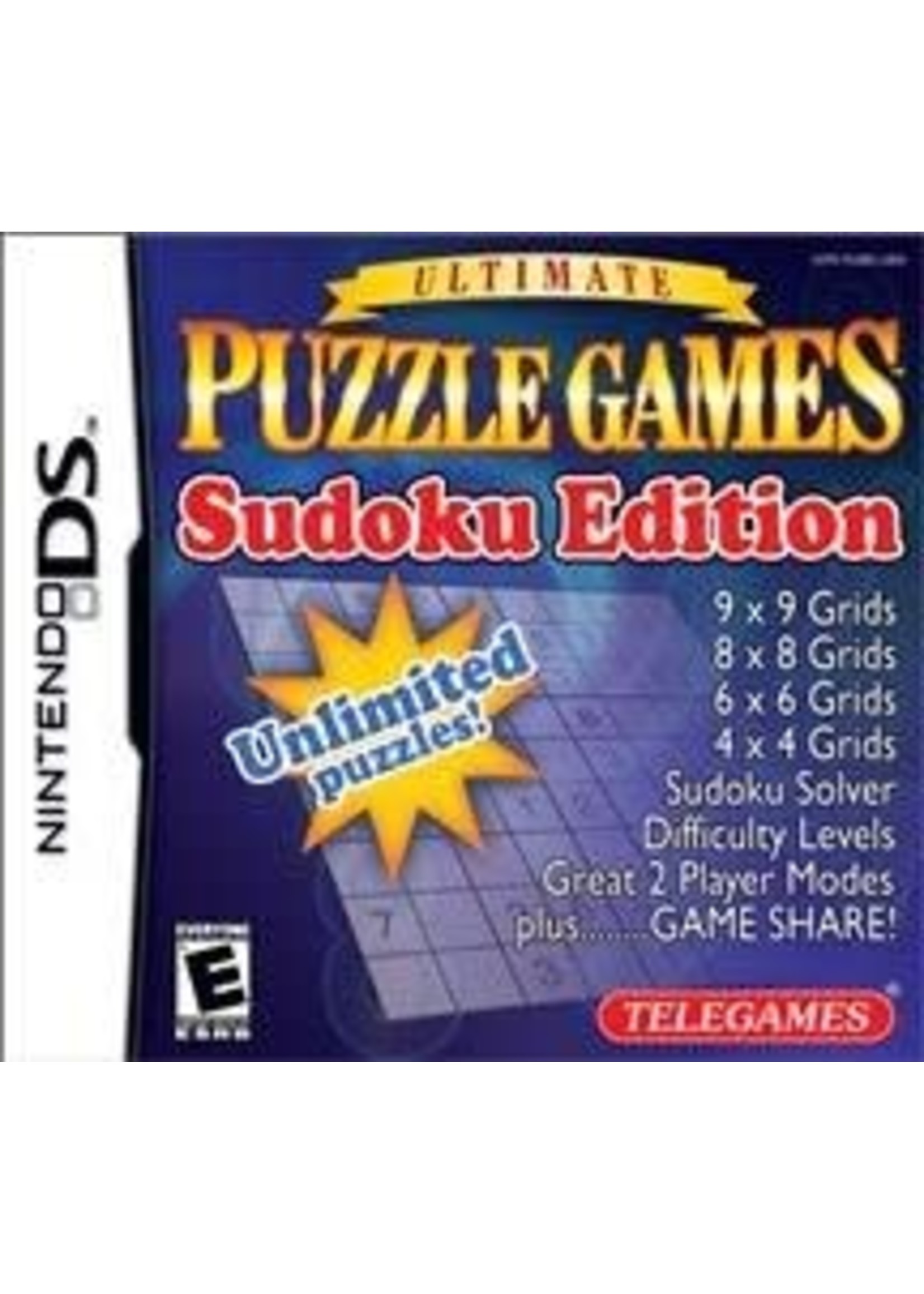 Sodoku Puzzle Games - NDS NEW
