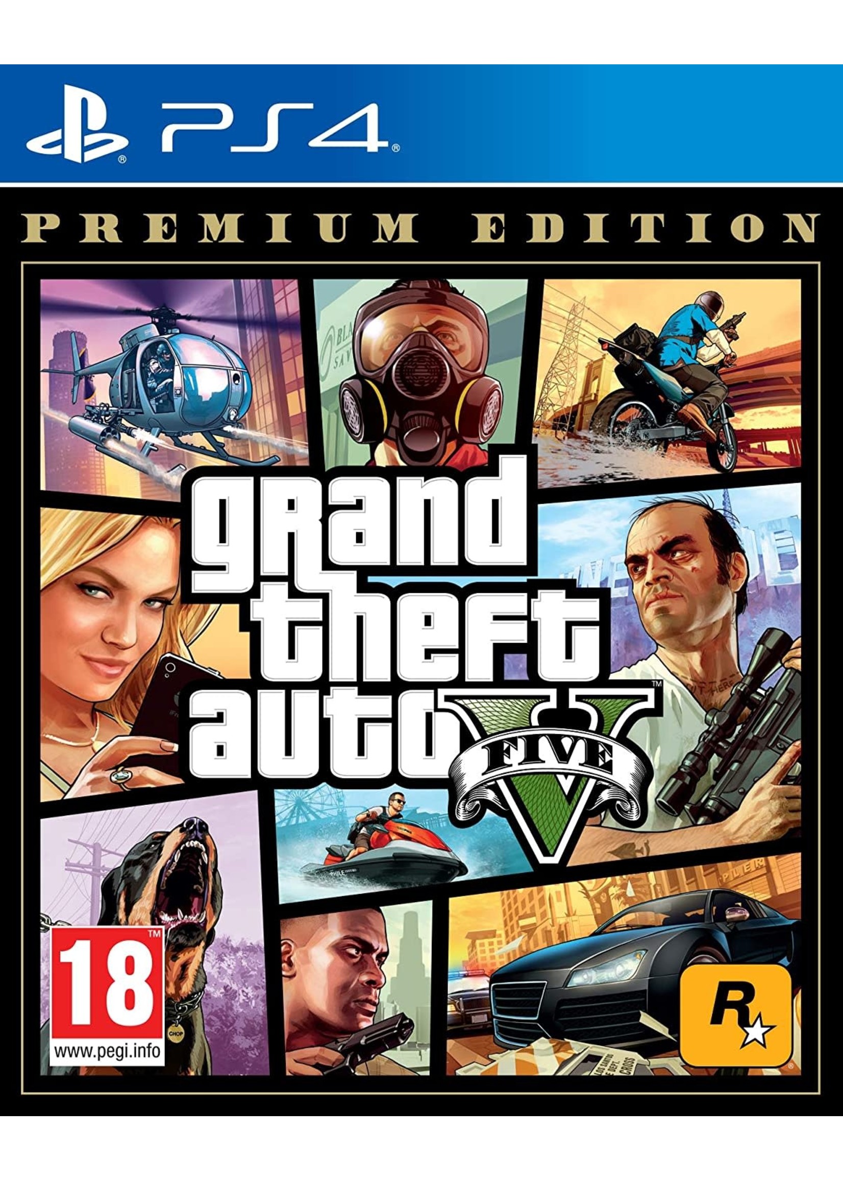 GTA Grand Theft Auto 5 Premium - PS4 NEW
