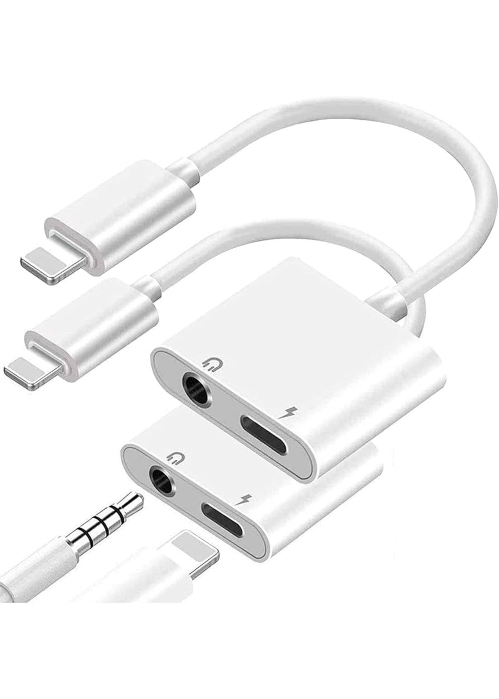 Apple Lightning to 3.5mm Headphone Jack Adapter w/charge port