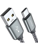 Braided USB to Type C Fast Charging Cable 6 FT