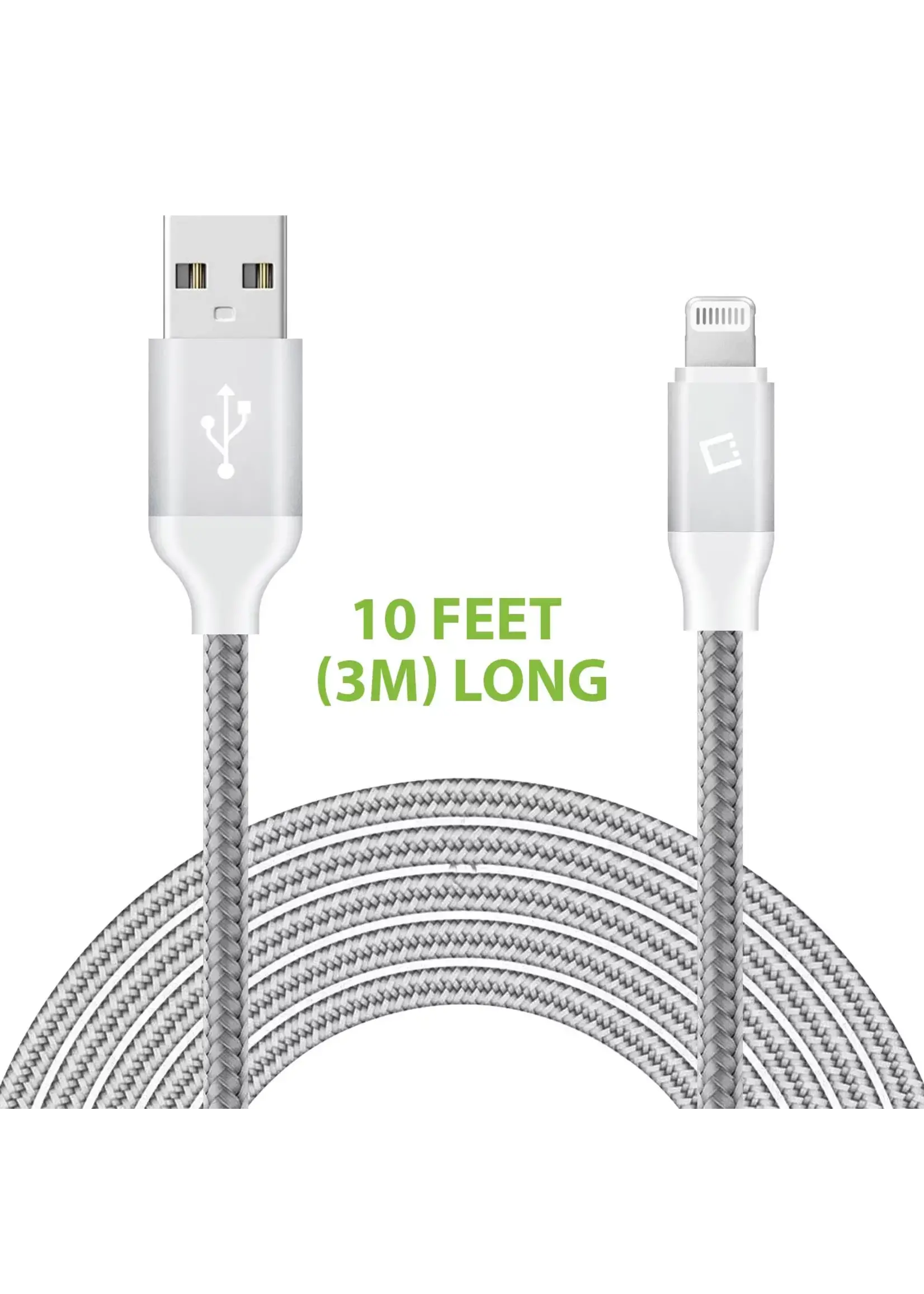 Apple 8 pin Lightning to Type Usb Cable 10ft