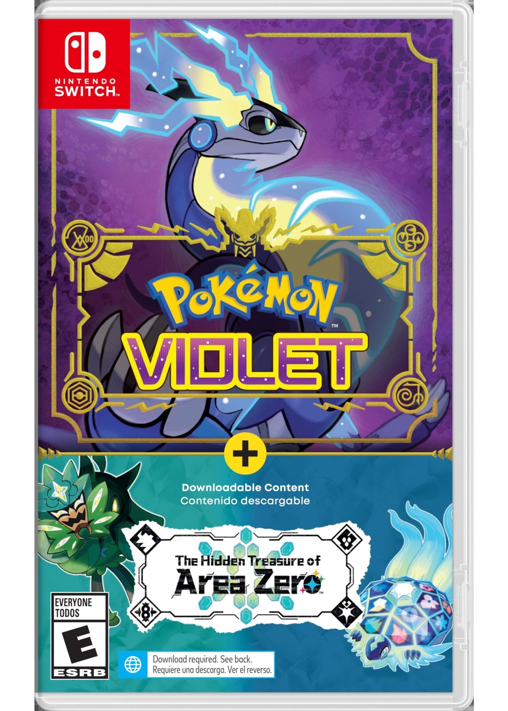 Pokemon Violet + The Hidden Treasure of Area Zero Bundle - SWITCH NEW