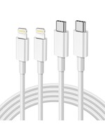 Apple 8 pin Lightning to Type C Cable 6ft