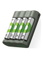 GP GP Battery Charger w/4 AA Battery