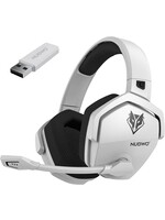 NUBWO Wireless Gaming Headset PC/PS4/PS5 w/Dongle (WHITE)
