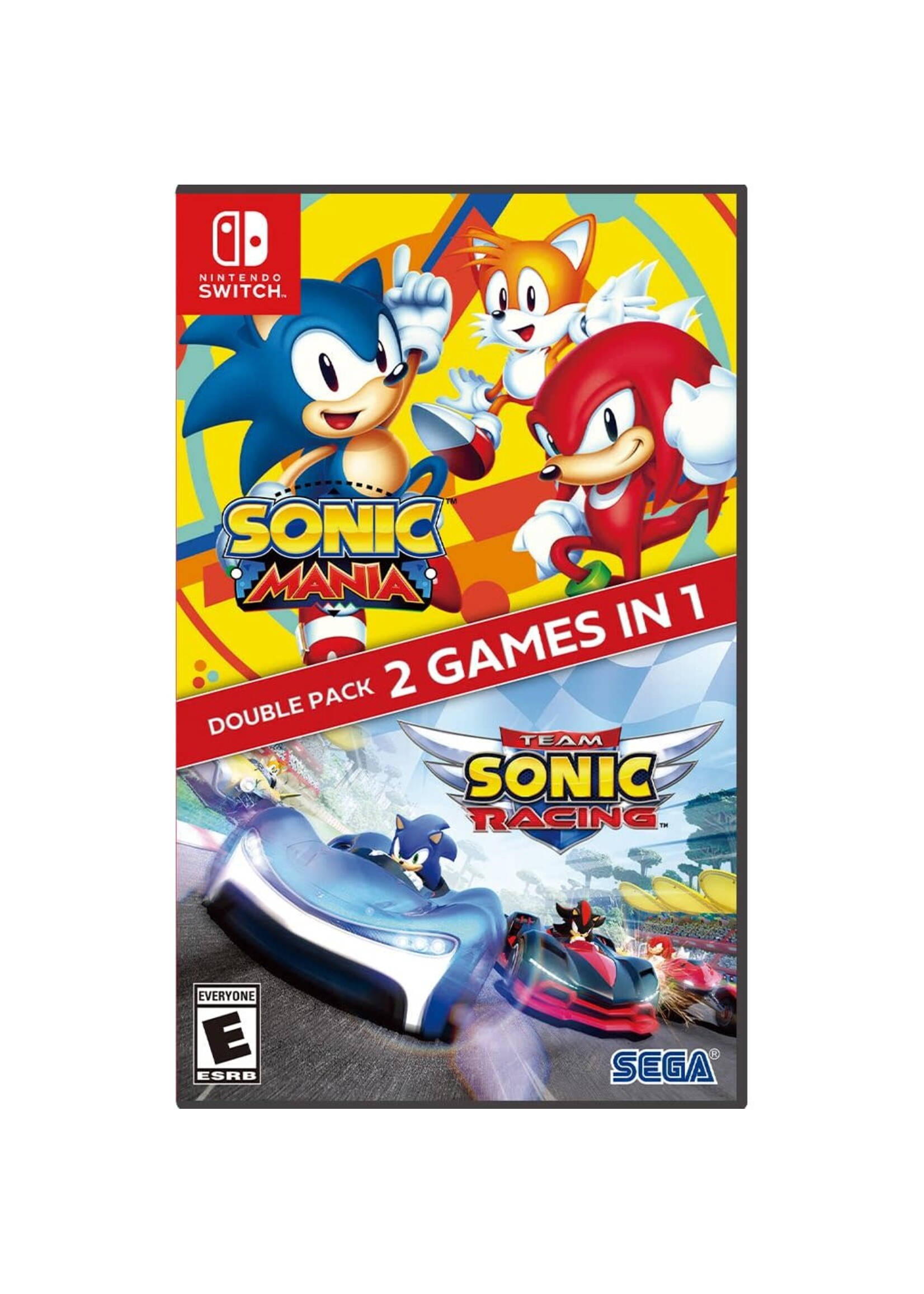Sonic Mania + Team Sonic Racing Double Pack- SWITCH NEW