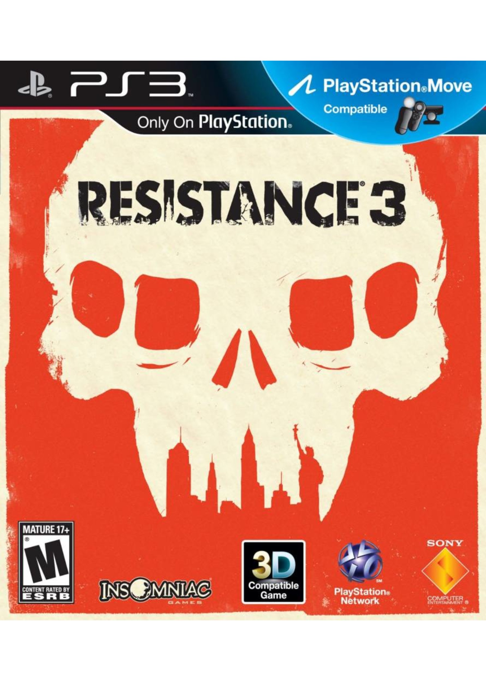 Resistance 3 - PS3 PrePlayed