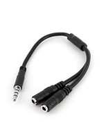 Headset Splitter Mic/Spk Cable (1 Female - 2 Male)