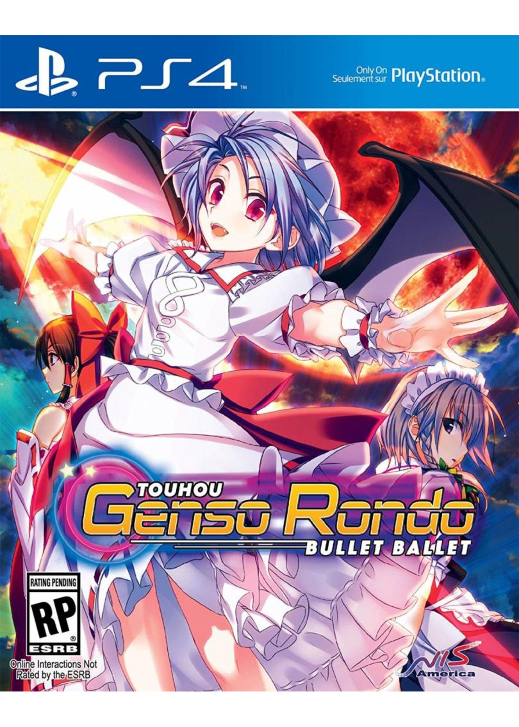 Touhou Genso Rondo Bullet - PS4 PrePlayed