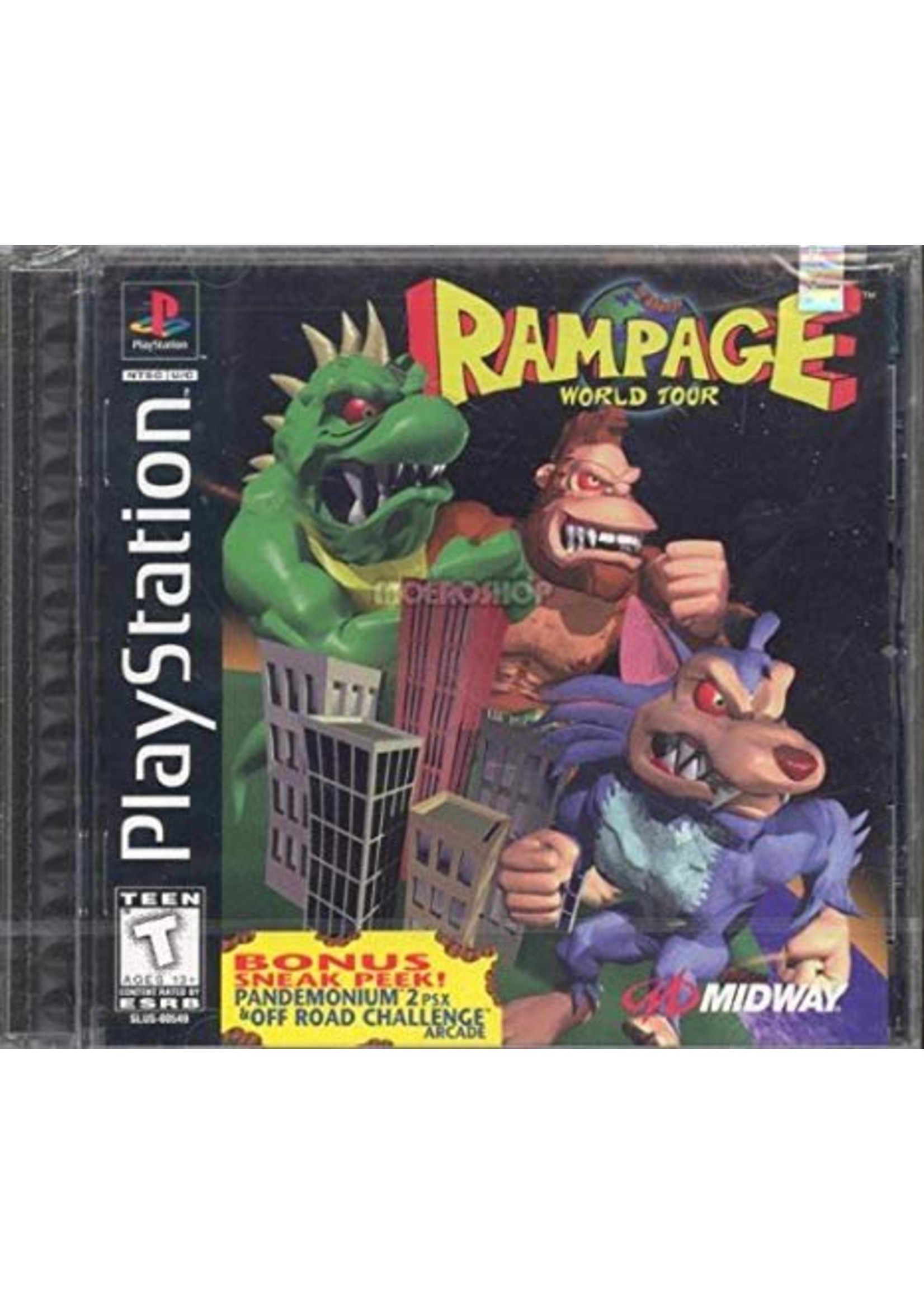 Rampage World Tour - PS1 PrePlayed