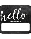 Industrial Chic Hello Name Tags