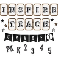 Industrial Chic Inspirational Sayings Mini Bulletin Board