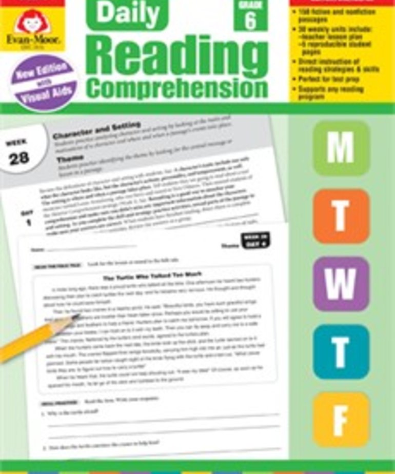 Evan-Moor Daily Reading Comprehension-Grade 6