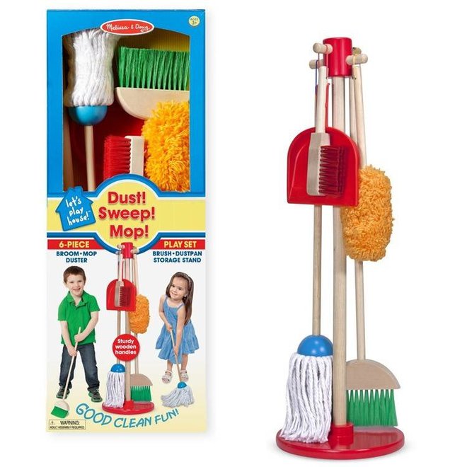 toy dustpan and brush set wooden