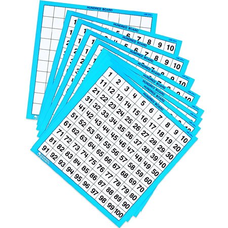 Learning Resources Laminated Hundred Boards (Set/10)