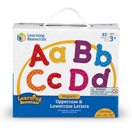 Learning Resources Magnetic Uppercase & Lowercase Letters