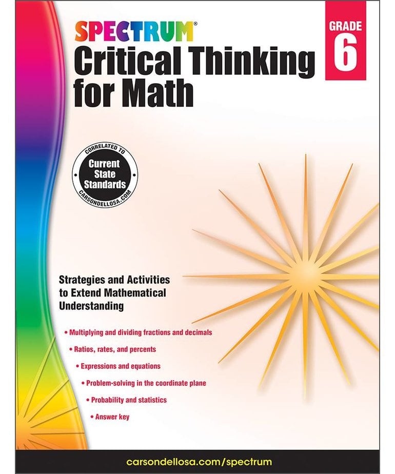 6th grade math critical thinking worksheets