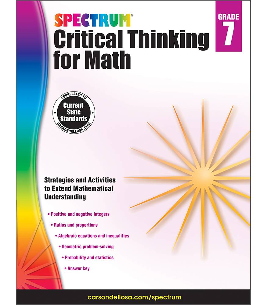 Critical Thinking for Math- Grade 7