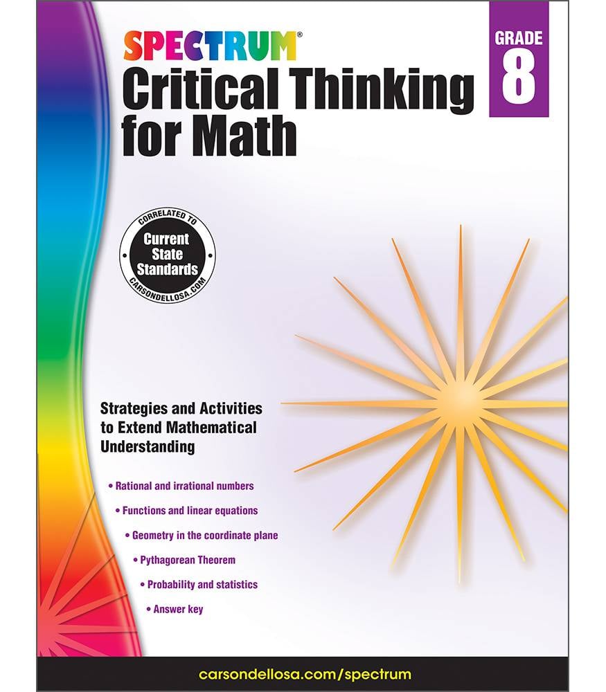 Critical Thinking for Math- Grade 8