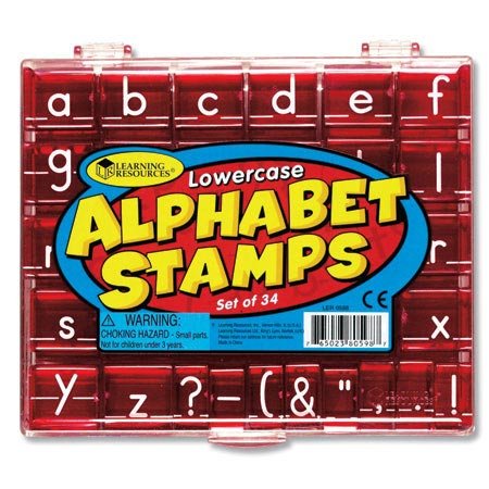 Learning Resources Lower Case Alphabet Stamps