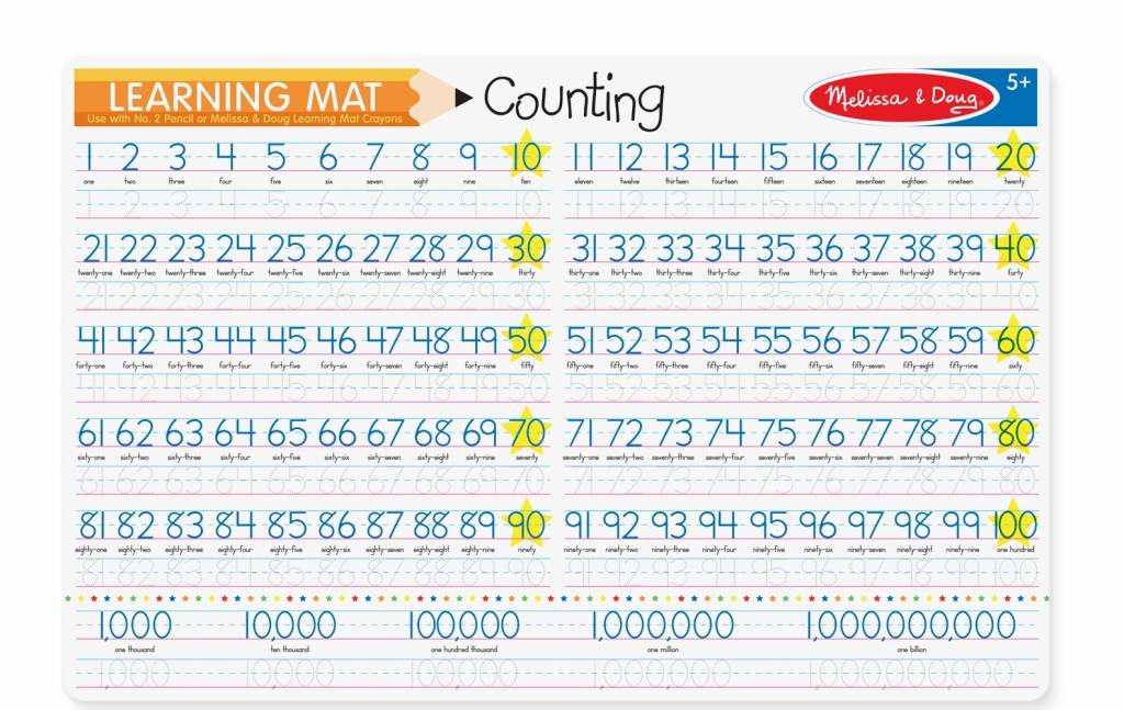 Melissa & Doug Learning Mat-Counting to 100