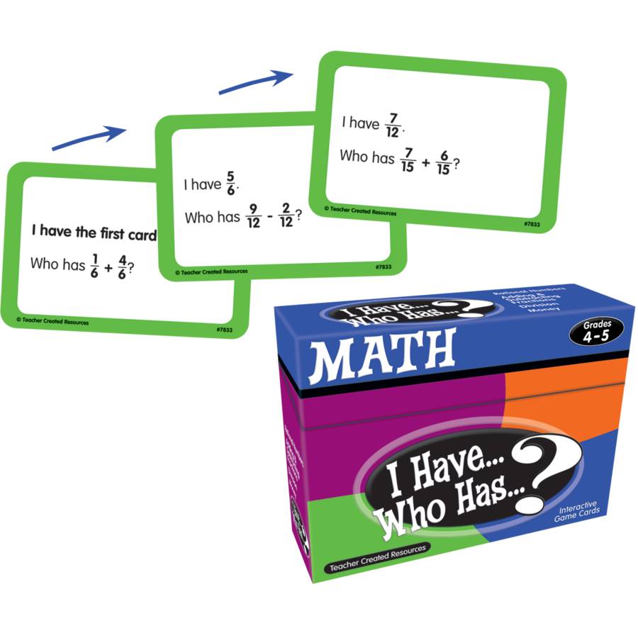 I Have Who Has...Math Gr 4-5