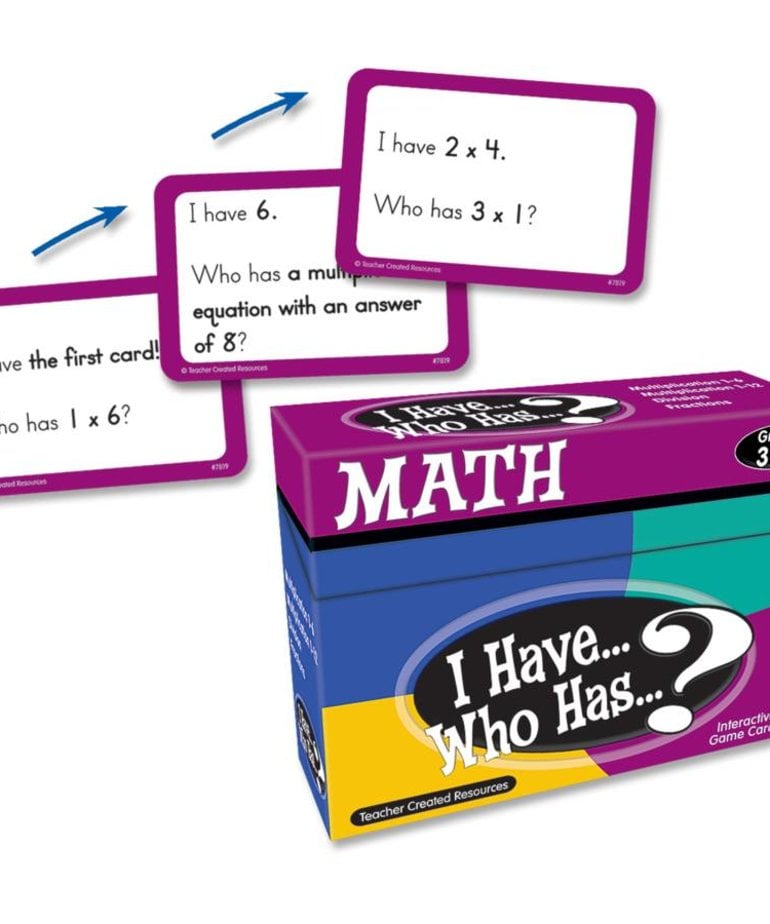 I Have Who Has...Math Game Grade 3-4