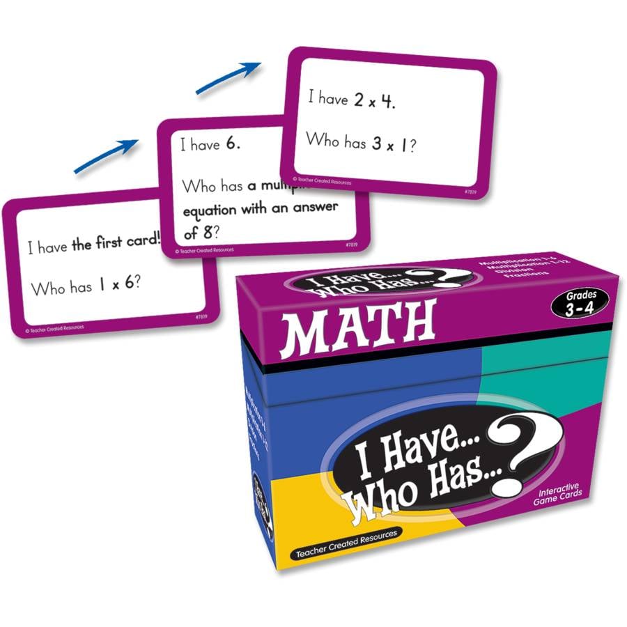 I Have Who Has...Math Game Grade 3-4